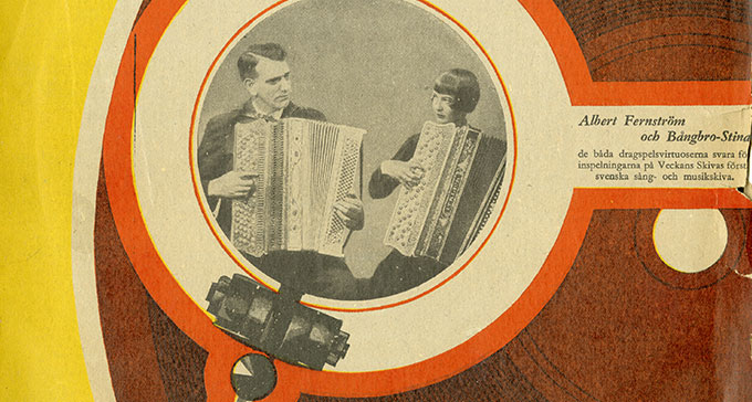 Lyssna på dragspelsmusik ur Musikverkets arkiv