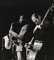 Ornette Coleman och David Izenson, Johanneshov Isstadion, Stockholm, november 1965