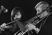 Lars-Göran Ulander och Lars Lystedt, Umeå Jazzfestival, 1970