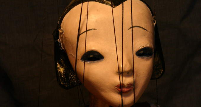 Marionettfigur av Michael Meschke. Foto: Michael Kersten