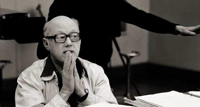 Porträttbild av Eric Ericson från 1977. Foto: Sveriges Television