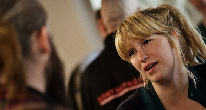 Pianisten och kulturproducenten Elin Hörberg var en av fyra talare på samrådet. Foto: Jan Renell