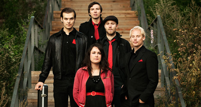 Elin Larsson Group uppträder på 12 Points festival i Umeå. Foto: Mikael Almehag