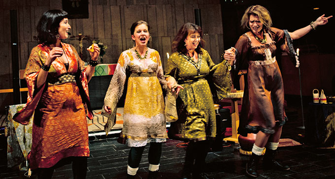 Tetra är en av de grupper som uppträder på årets Folk- och världsmusikgala i Umeå. Foto: Pressbild/Folk- och världsmusikgalan