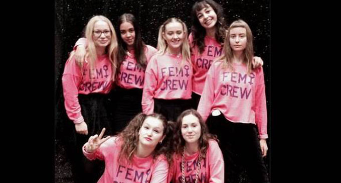 Femicrew anordnar Feminight. Foto: Femicrew