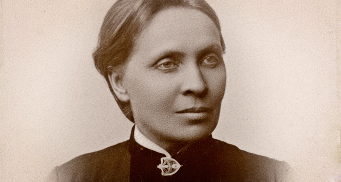 Tonsättaren Elfrida Andrée. Foto: Musik- och teaterbibliotekets arkiv