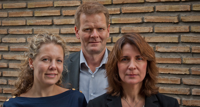 Lisa Sand, Jonas Burman och Isabel Thomson.