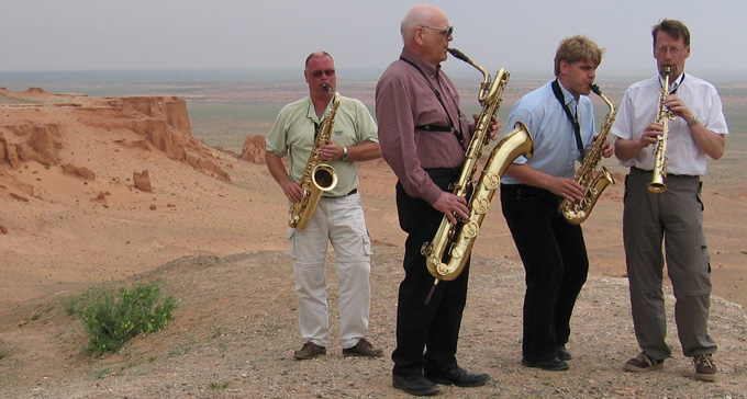 Stockholms Saxofonkvartett. Foto Ulrika Ljungberg