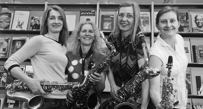 Anna Sundblad, Anna Hedar, Marianne Högberg och Cecilia Pereswetoff Morath