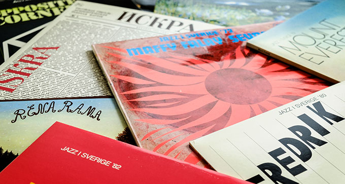 Jazz i Sverige-serien gavs ut mellan 1972 och 2010. Foto: Jonas André