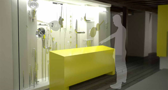 Idéskiss för Scenkonstmuseet: Gagarin