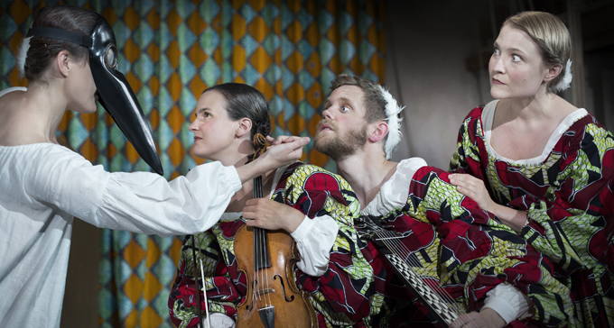 Scen ur Kurtisanen & Kärleken. Foto: Operabyrån