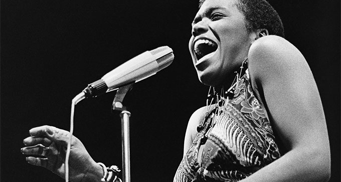 Dee Dee Bridgewater i Stockholm 1973. Foto: Christer Landergren