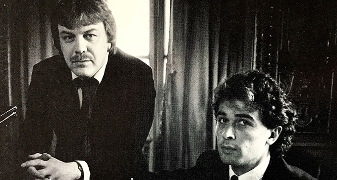 Tenoren Erland Hagegård och pianisten Staffan Scheja